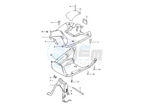 EW SLIDER 50 drawing FOOTREST -STAND