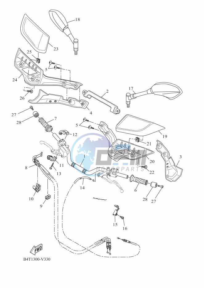 STEERING HANDLE & CABLE