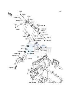 KVF750 4x4 KVF750LCS EU GB drawing Steering Shaft