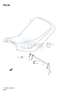 LT-F250 (E33) drawing SEAT