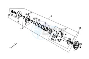 X'PRO 50 drawing CLUTCH