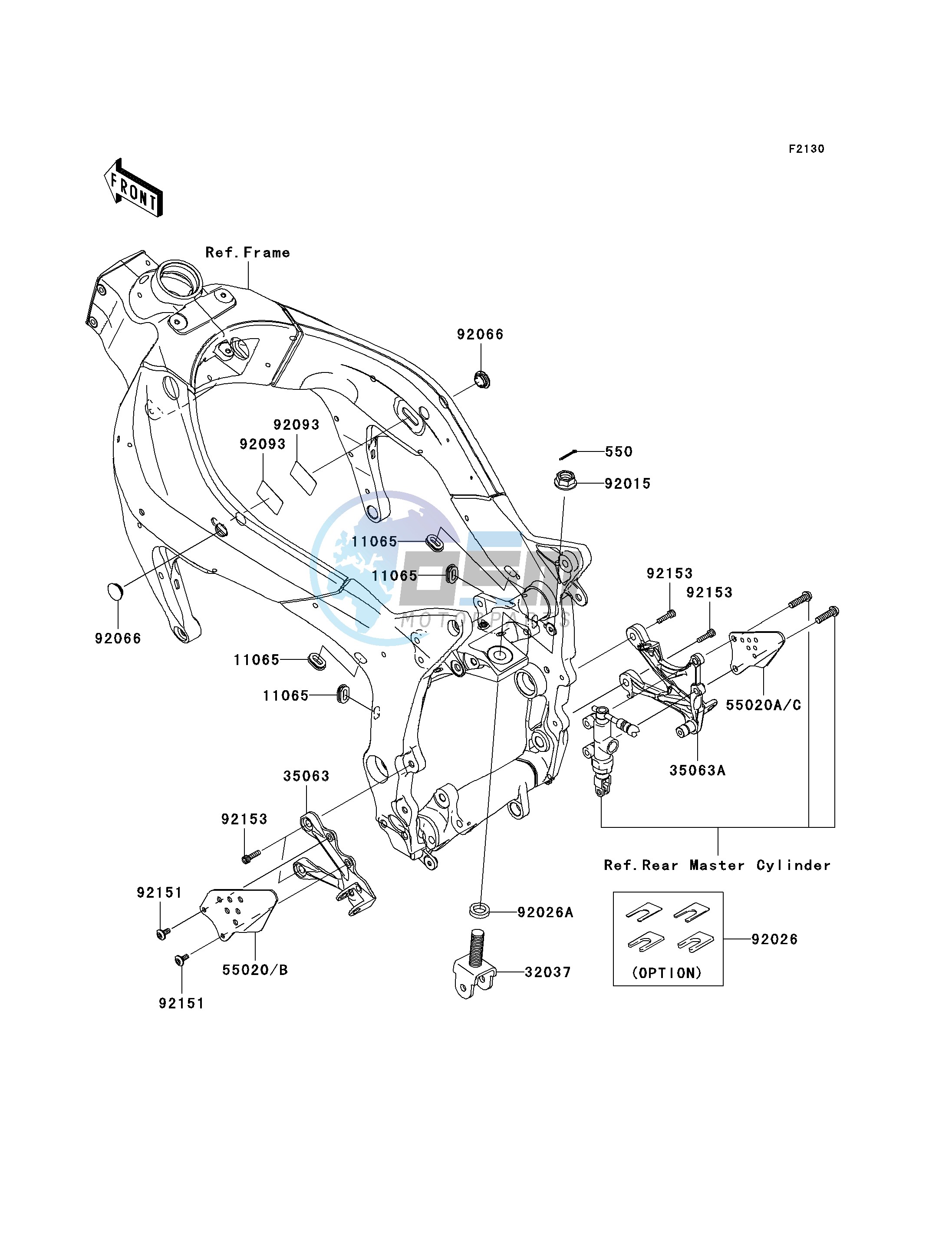 FRAME FITTINGS-- FRONT- -