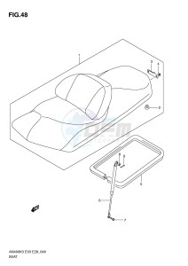 AN400 (E3-E28) Burgman drawing SEAT