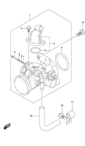 DF 20A drawing Throttle Body Non-Remote Control