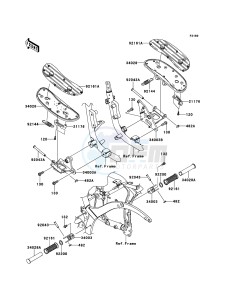 VN900 CLASSIC VN900BDFA GB XX (EU ME A(FRICA) drawing Footrests