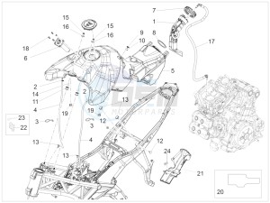 ETV Caponord 1200 drawing Fuel Tank