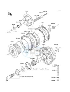 ZR 1000 A [Z1000] (A1-A3) drawing CLUTCH