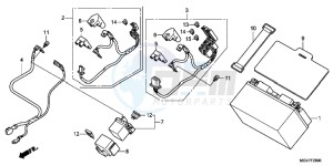 CBR600FAB CBR600F ABS E drawing BATTERY