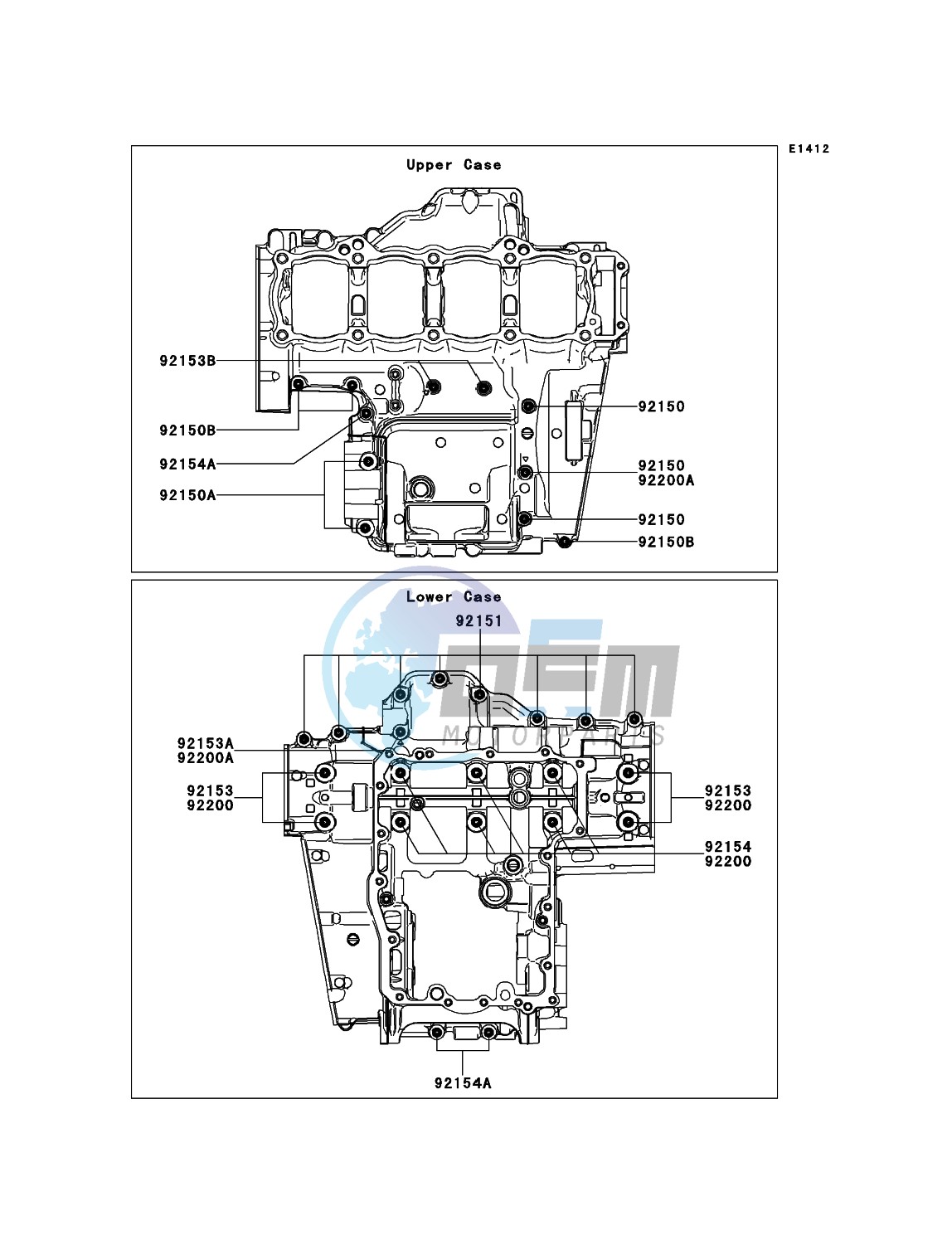 Crankcase Bolt Pattern