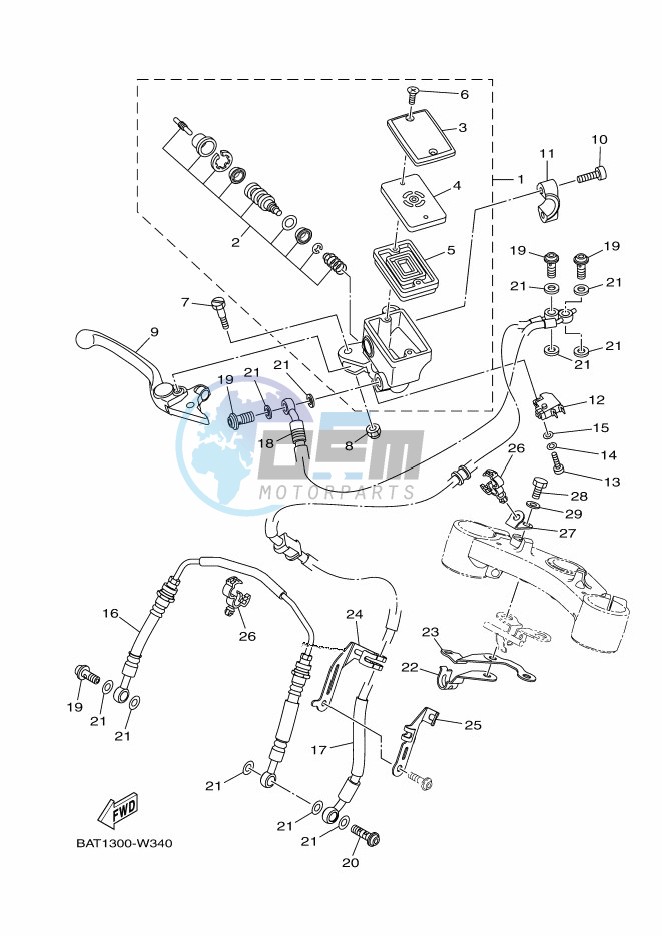 FRONT MASTER CYLINDER