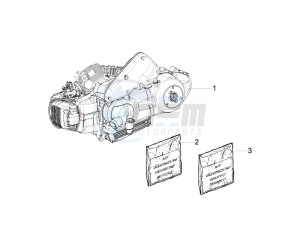 LX 125 4T ie E3 drawing Engine assembly