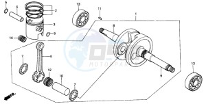 NH90 drawing CRANKSHAFT/PISTON