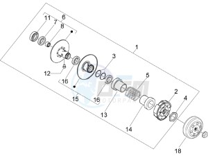 NRG 50 power Pure jet drawing Driven pulley