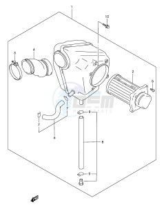 GZ125 (P19) drawing AIR CLEANER