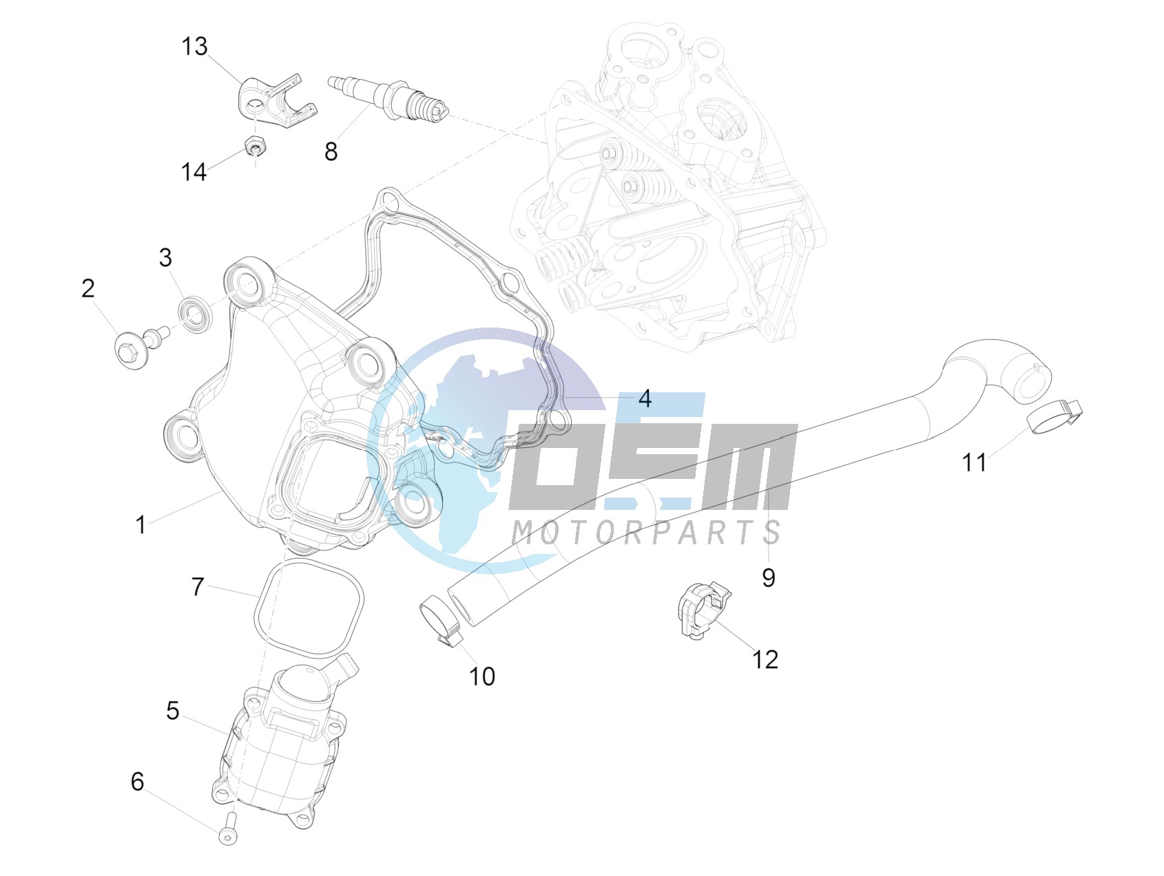 Cylinder head cover