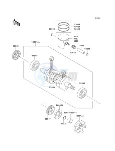 JF 650 A [X2] (A6-A9) [X2] drawing CRANKSHAFT_PISTON-- S- -