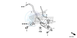 SH125AE SH125A UK - (E) drawing RESERVE TANK