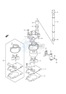 DF 250 drawing Water Pump (DF 250S)