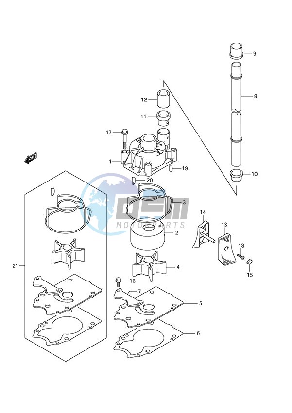 Water Pump (DF 250S)