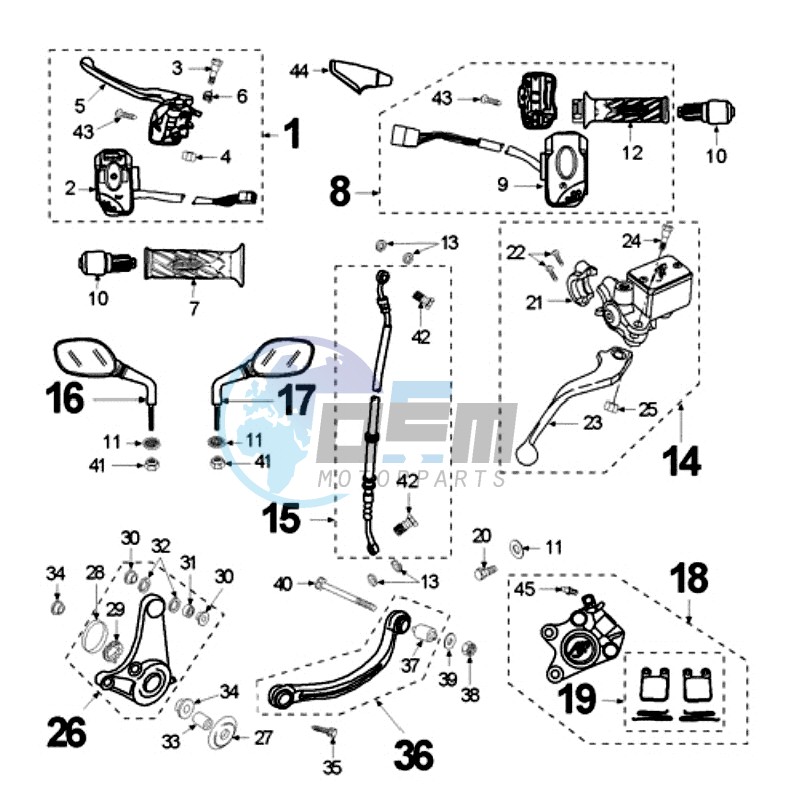 BRAKE CALIPER *AJP* *SOVEREP*