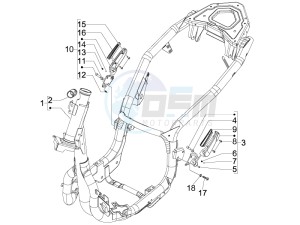 Carnaby 125 4t e3 drawing Frame bodywork