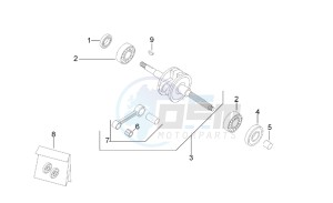 Scarabeo 50 2t (eng. Minarelli) drawing Connecting rod