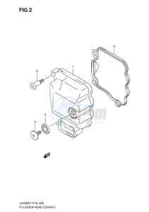 UH200 BURGMAN EU-UK drawing CYLINDER HEAD COVER