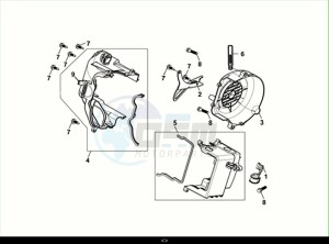 FIDDLE II 50 EFI (AF05W6-EU) (M2) drawing SHROUD ASSY