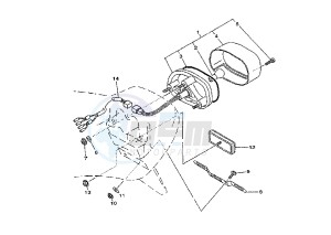 XVS DRAG STAR 1100 drawing TAILLIGHT