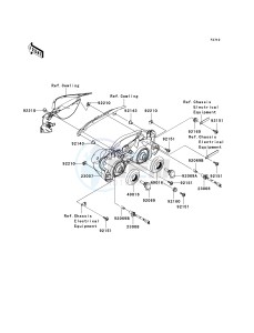 ZX 1000 E [NINJA ZX-10R] (E8F-E9FA) 0E9F drawing HEADLIGHT-- S- -