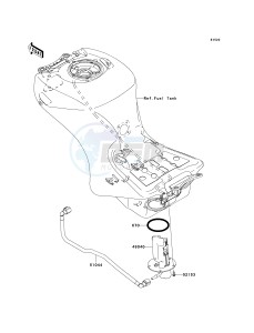 ZX 1400 A [NINJA ZX-14] (A6F-A7FA) A7F drawing FUEL PUMP