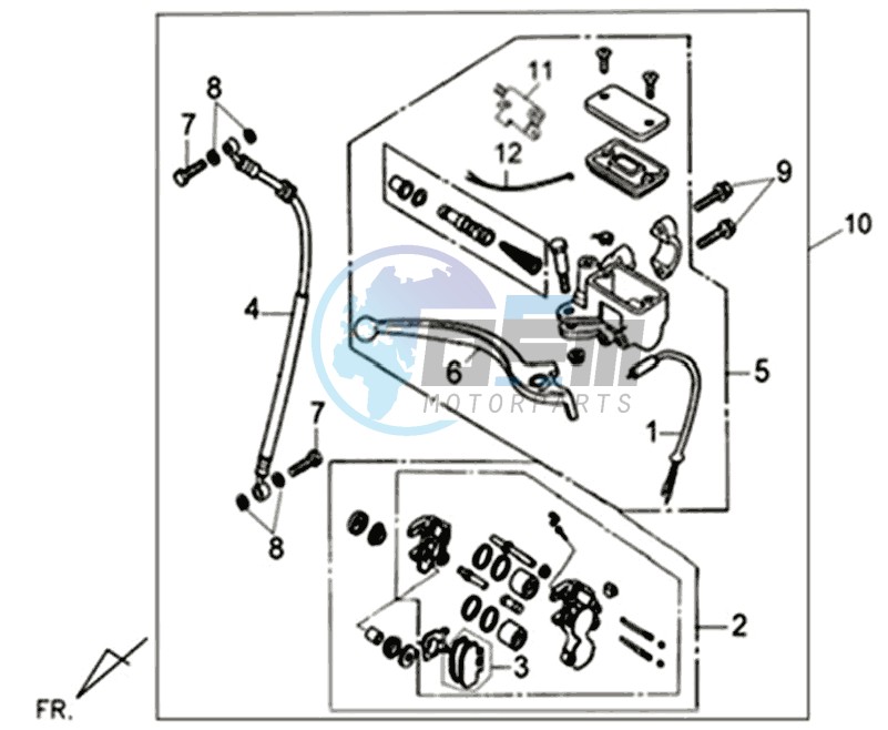 BRAKE LEVER / BRAKE CALIPER / BRAKE LINES