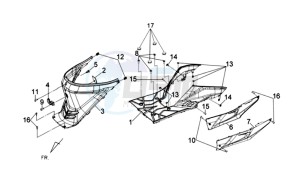 JOYRIDE 125 drawing FOOTREST