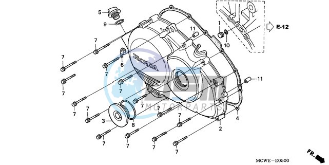 RIGHT CRANKCASE COVER