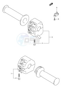 GN250 (E2) drawing HANDLE SWITCH (MODEL Y)