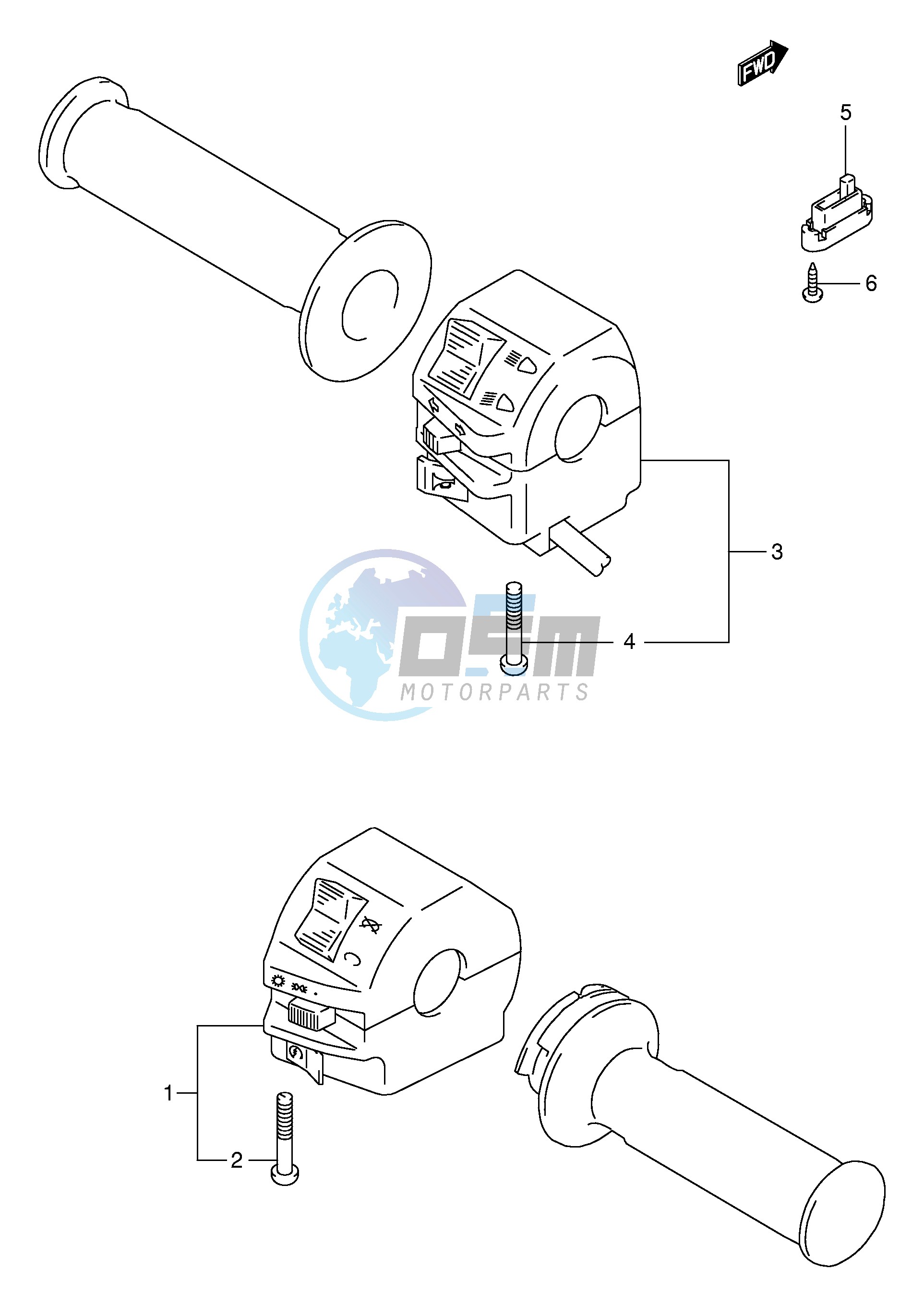 HANDLE SWITCH (MODEL Y)