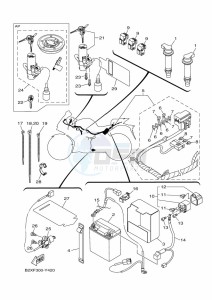 YZF320-A YZF-R3 (B2XG) drawing ELECTRICAL 1