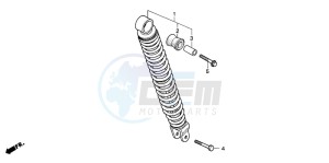 NH90 drawing REAR CUSHION