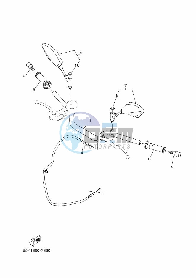 STEERING HANDLE & CABLE