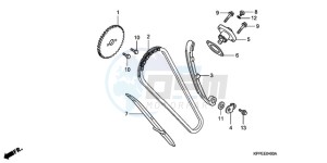 CBR125RWA Australia - (U / WH) drawing CAM CHAIN/TENSIONER