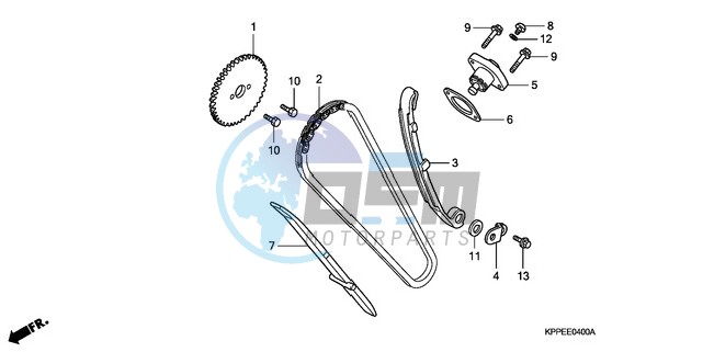 CAM CHAIN/TENSIONER