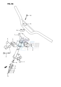 LT250R (E1) drawing STEERING SHAFT