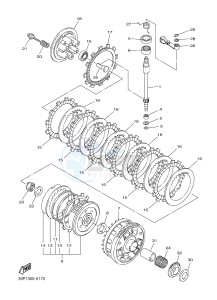 FZ8-SA 800 FZ8-S ABS (1BDA 1BDB) drawing CLUTCH