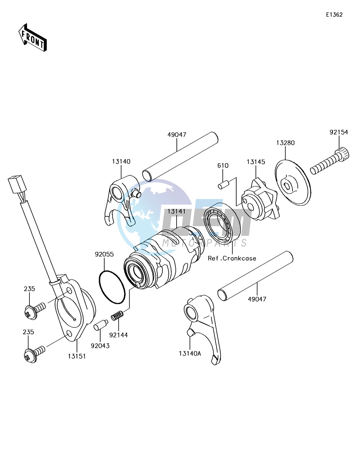 Gear Change Drum/Shift Fork(s)