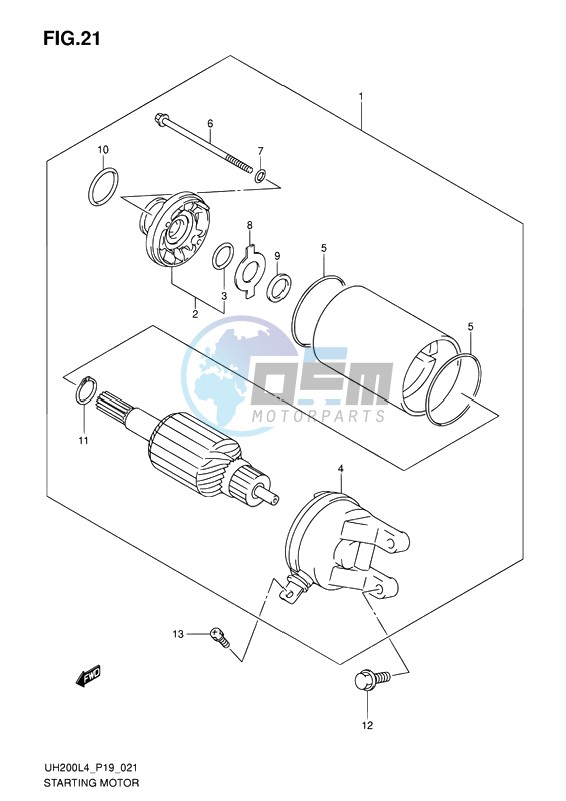 STARTING MOTOR