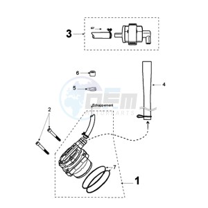 VIVA 2 SP drawing AIR INLET