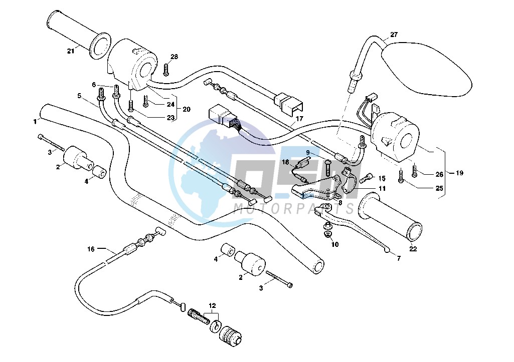 HANDLEBAR-DRIVE CONTROLS