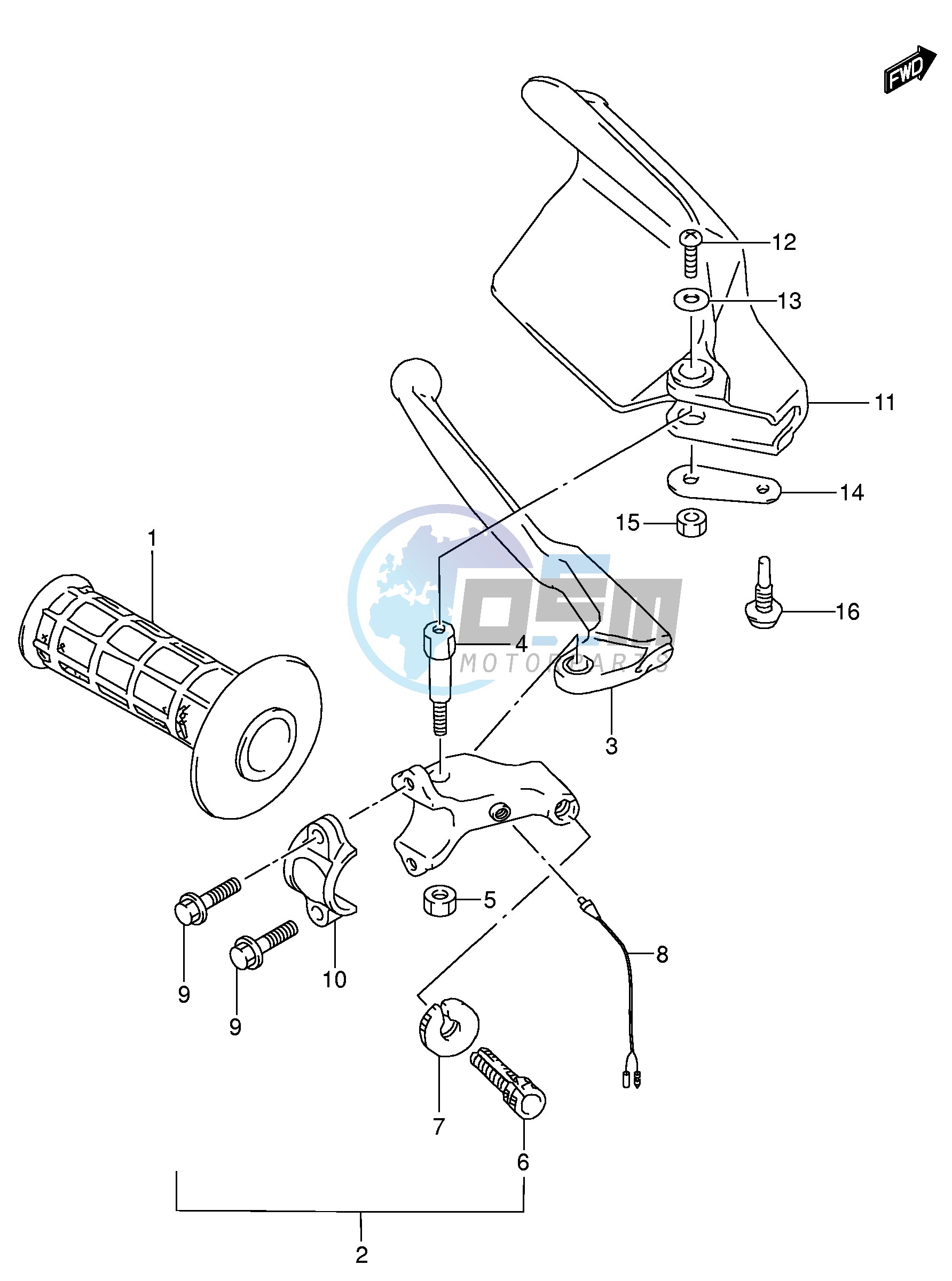 LH HANDLE LEVER