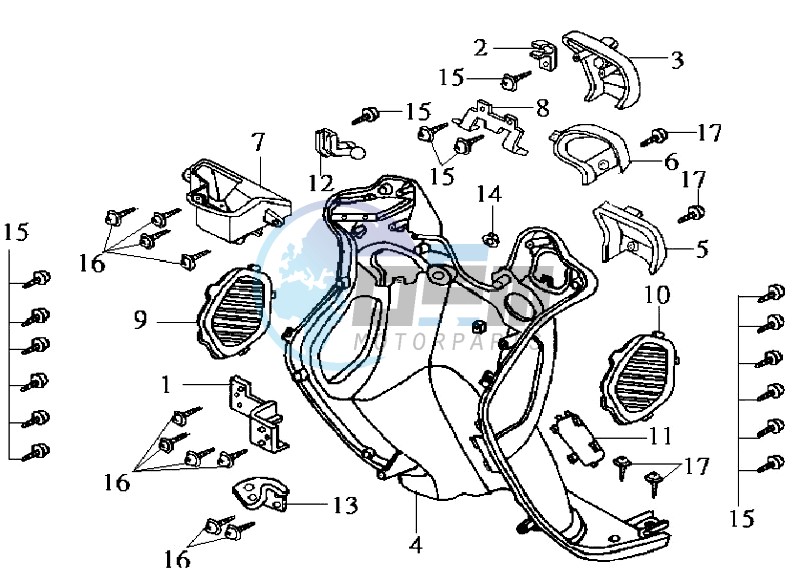 COWLING INNER FR PLATE