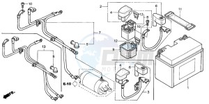 NSS250 JAZZ drawing BATTERY